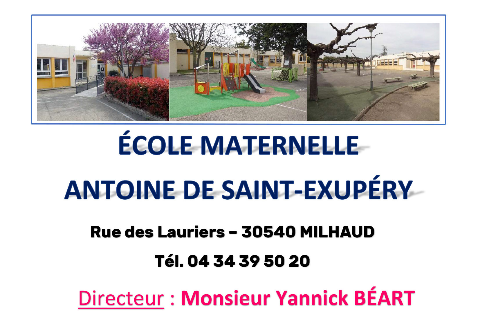 ECOLE MATERNELLE COORDONNEES 22 08 2023