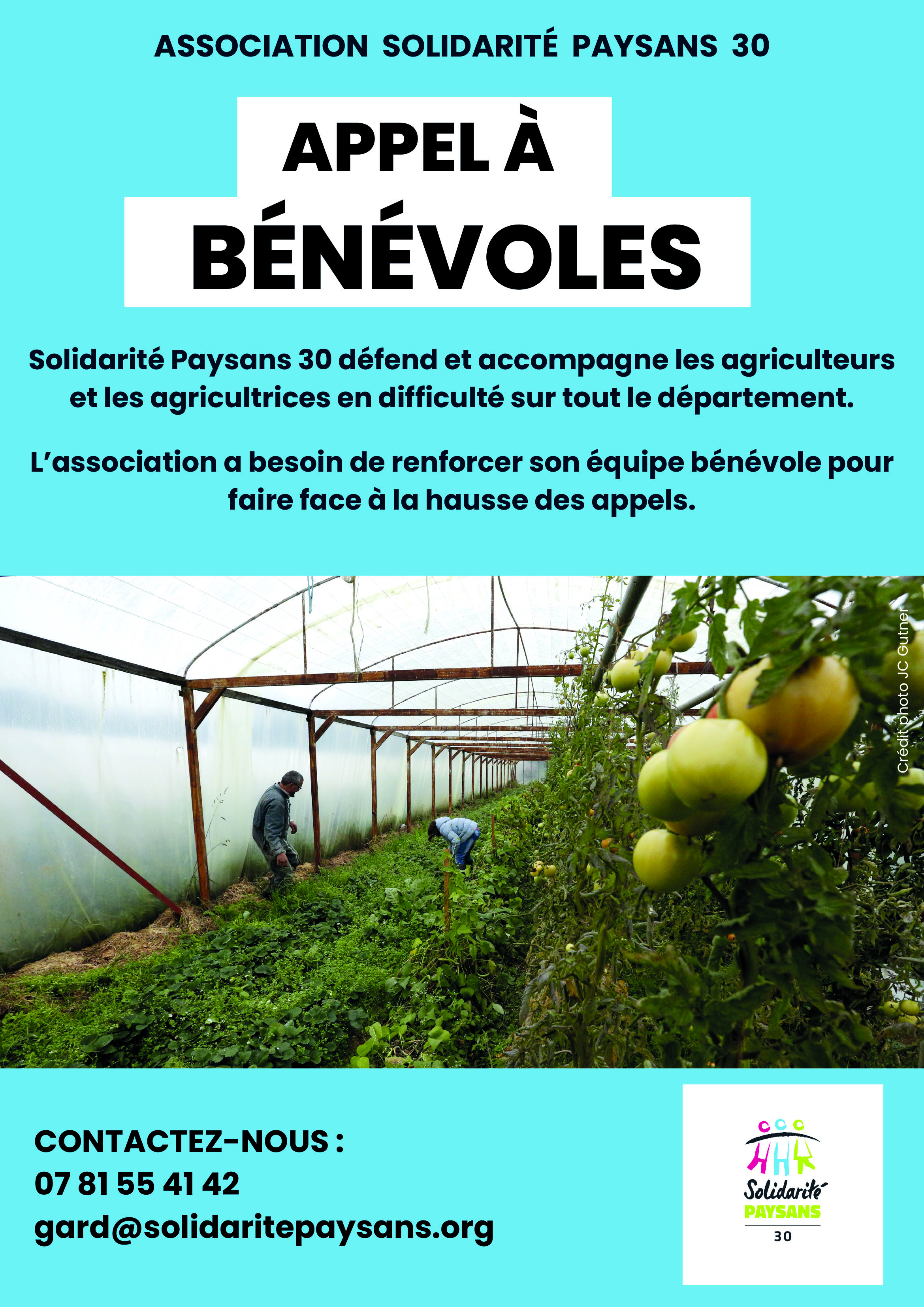 AFF APPEL BENEVOLE SOLIDARITE PAYSAN 16 09 2024