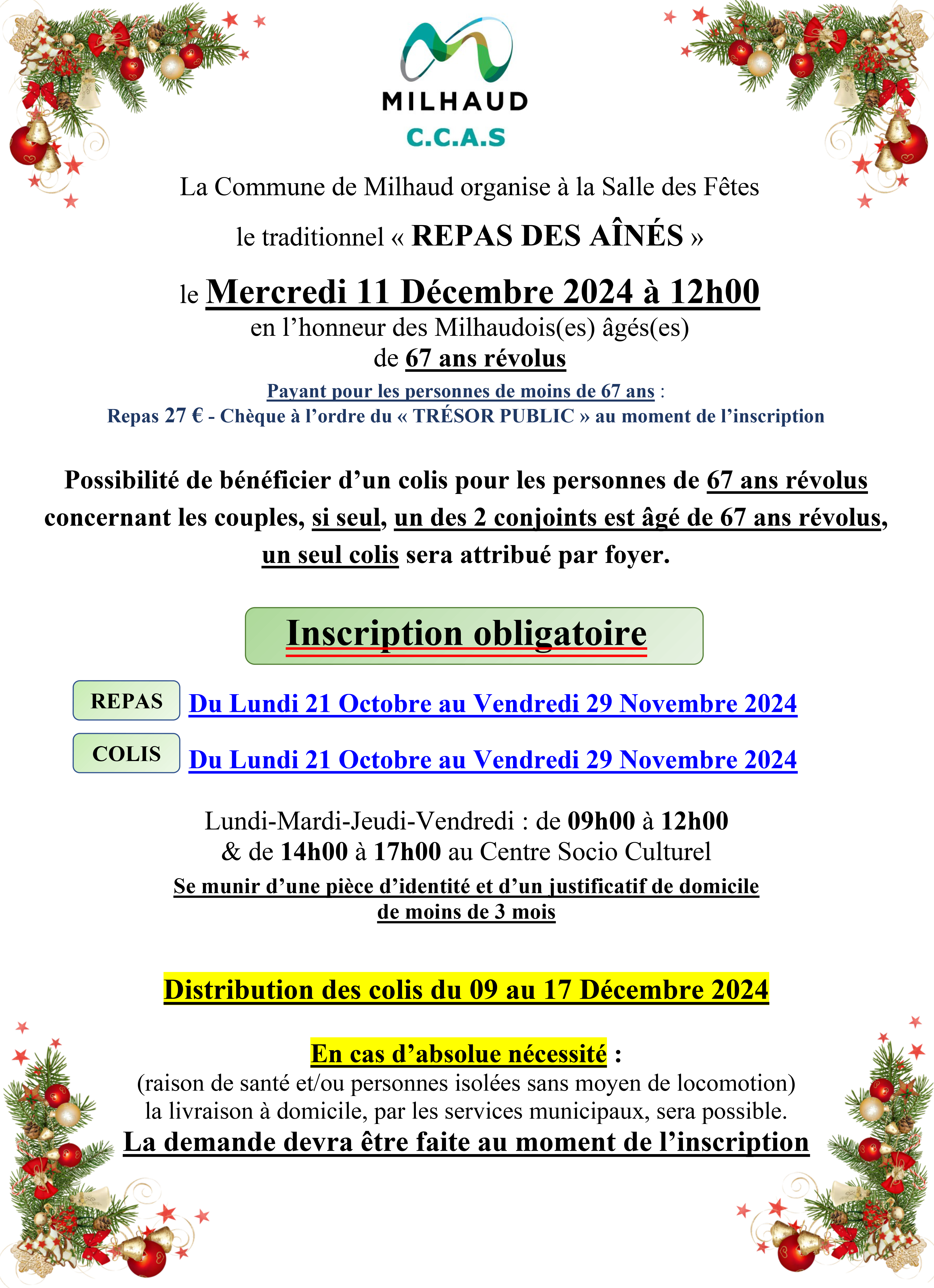 AFF Inscriptions 2024 repas aines