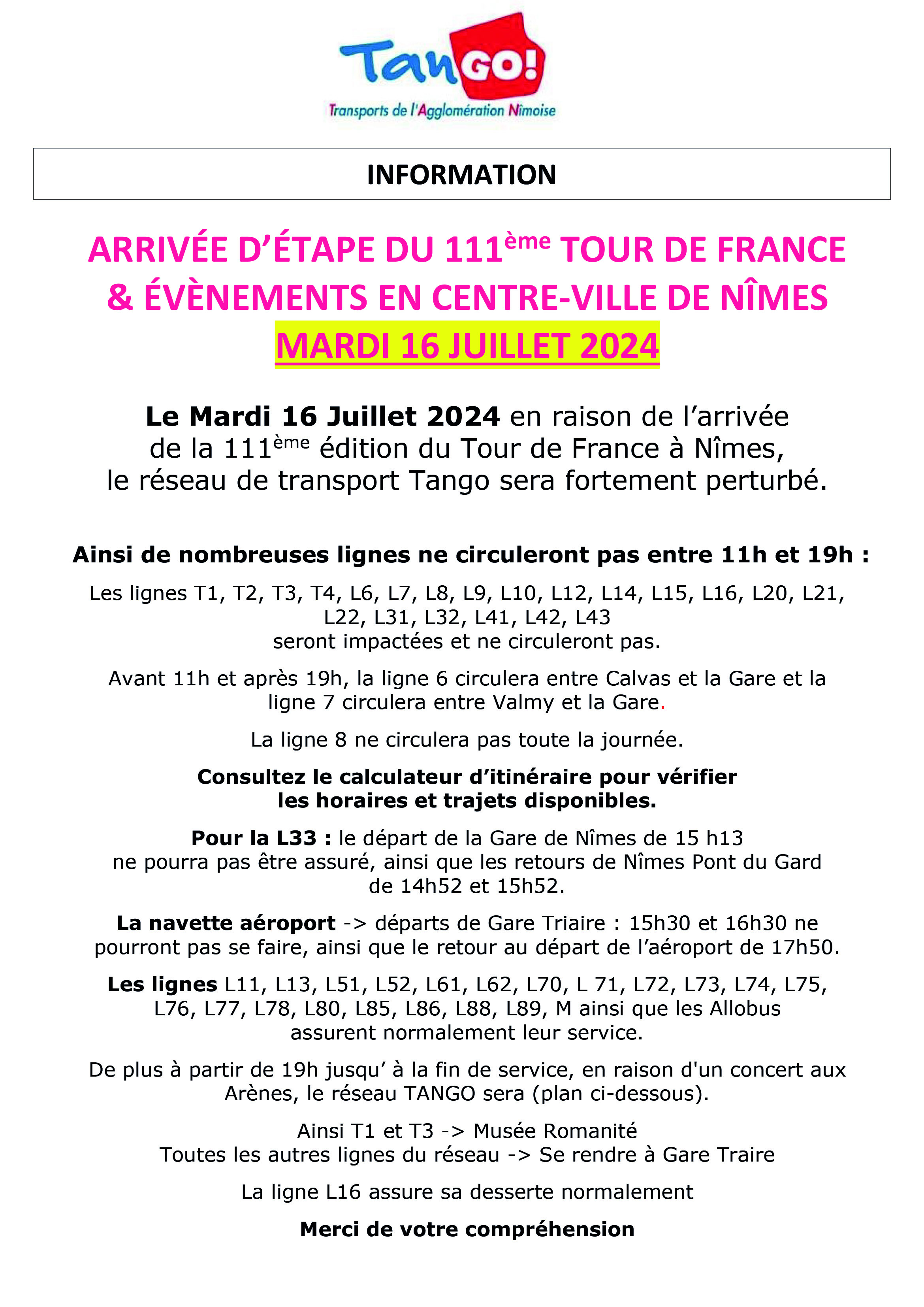 AFF TANGO TOUR DE FRANCE 16 07 2024