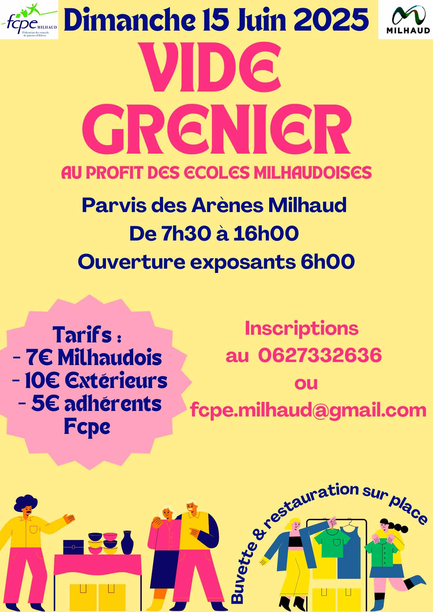 AFF FCPE VIDE GRENIER 15 06 2025
