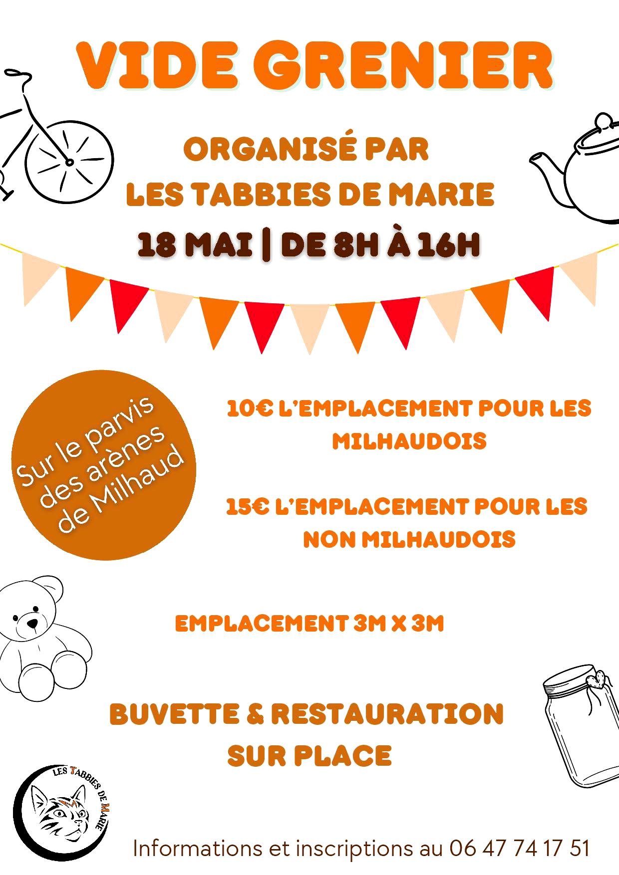 AFF LES TABBIES VIDE GRENIER 18 05 2025