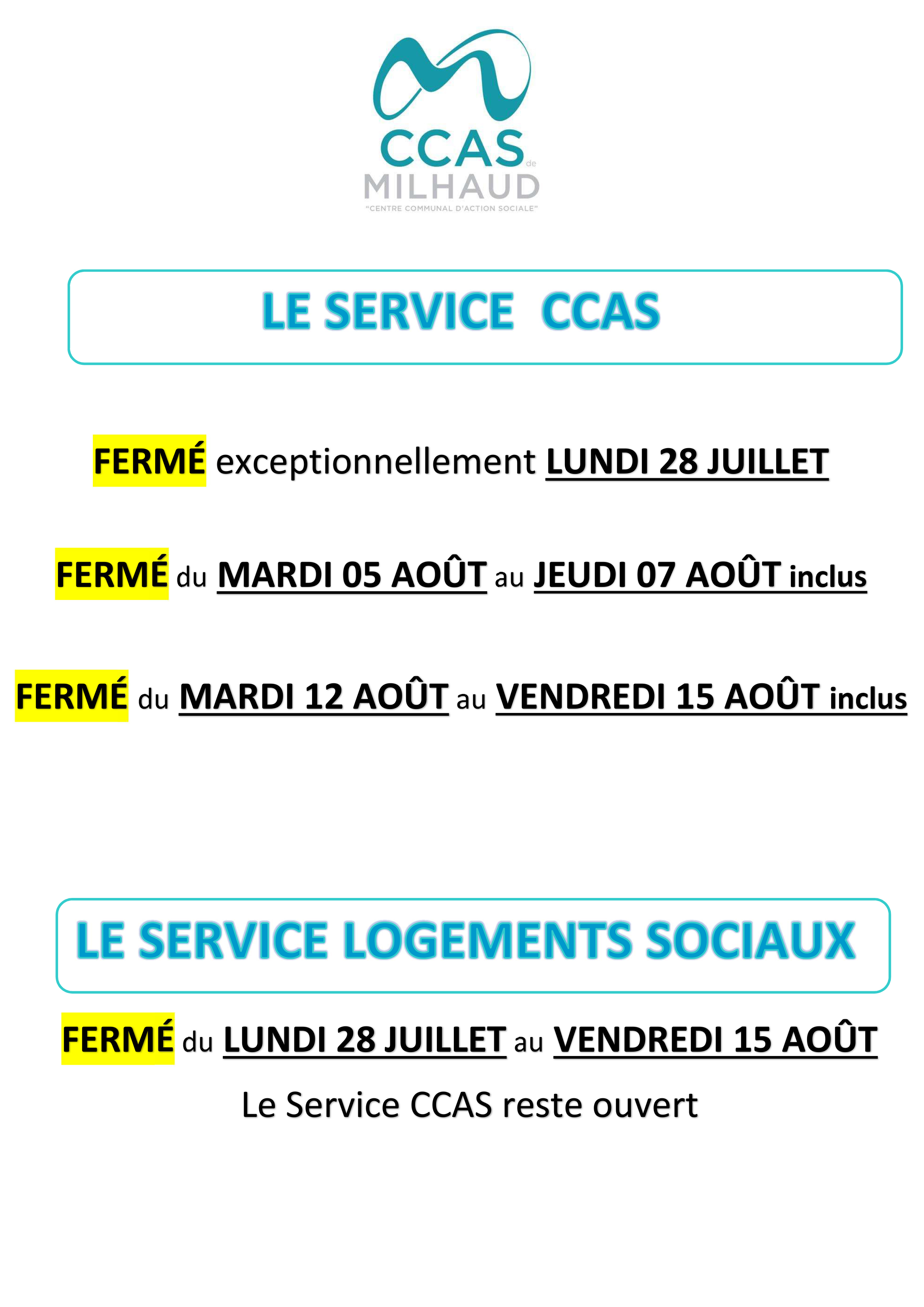 AFF FERMETURE CCAS ETE 2025