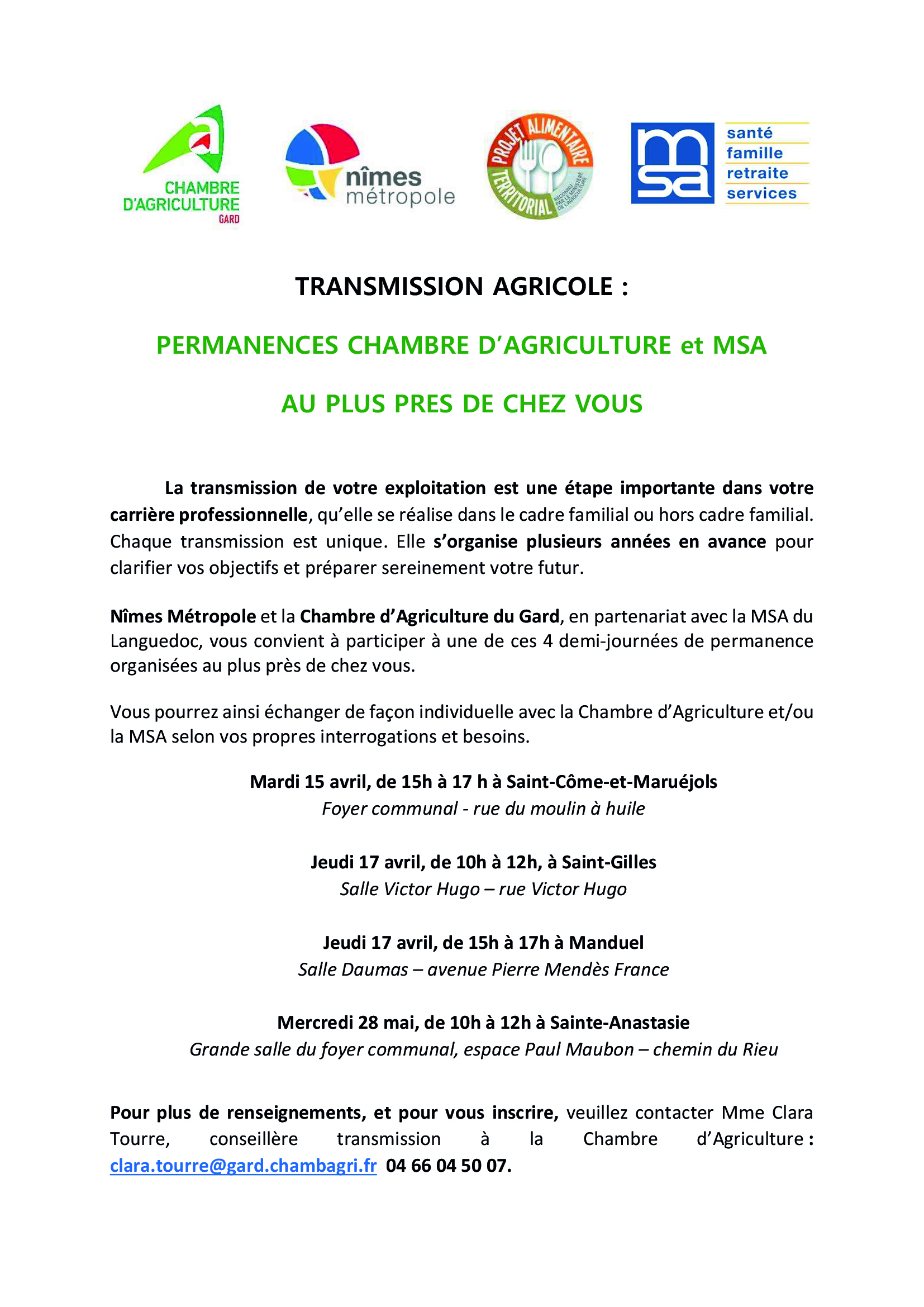 AFF PERM TRANSMISSIONS EXP AGRICOLES 10 04 2025