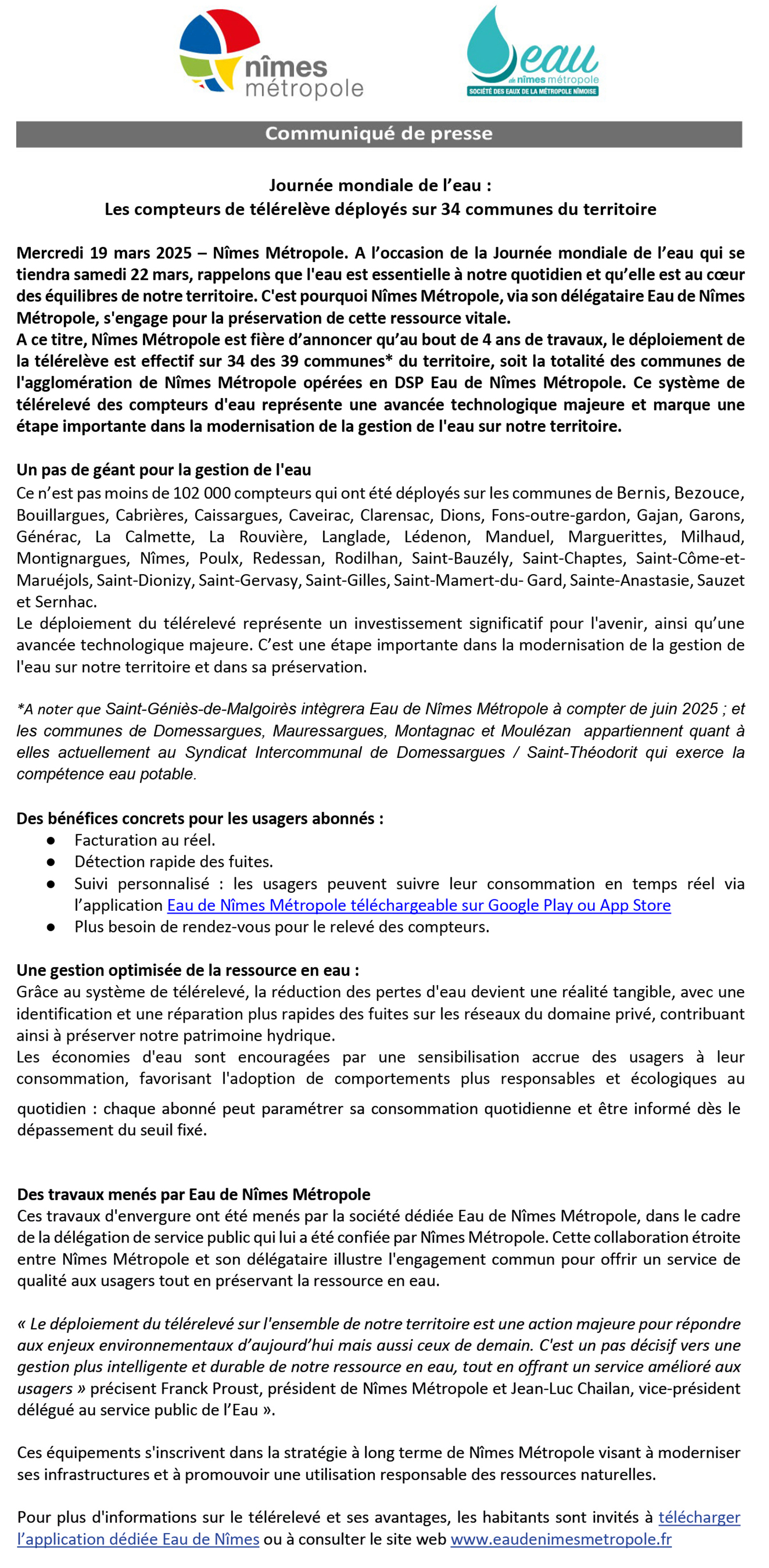 2 TELERELEVE COMMUNIQUE 12 19 03 2025