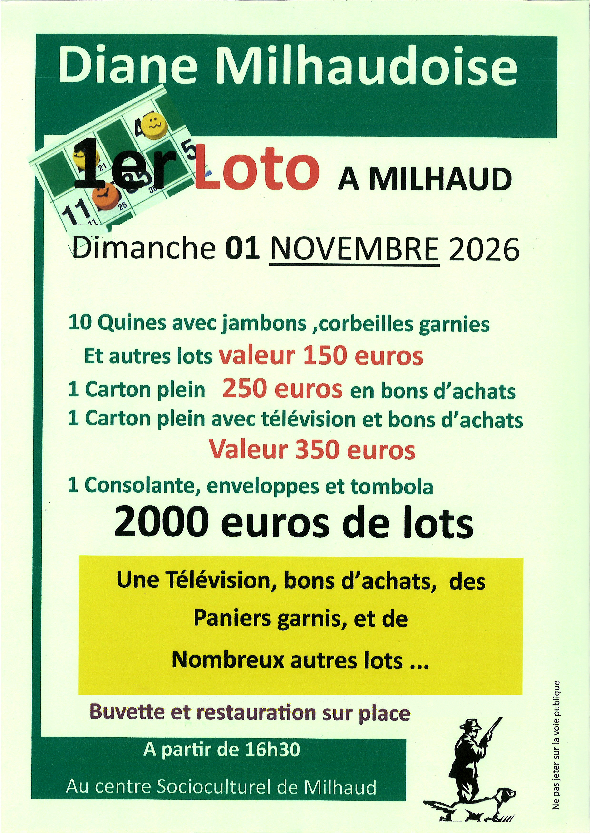 AFF DIANE MILHAUDOISE LOTO 01 11 2026 M