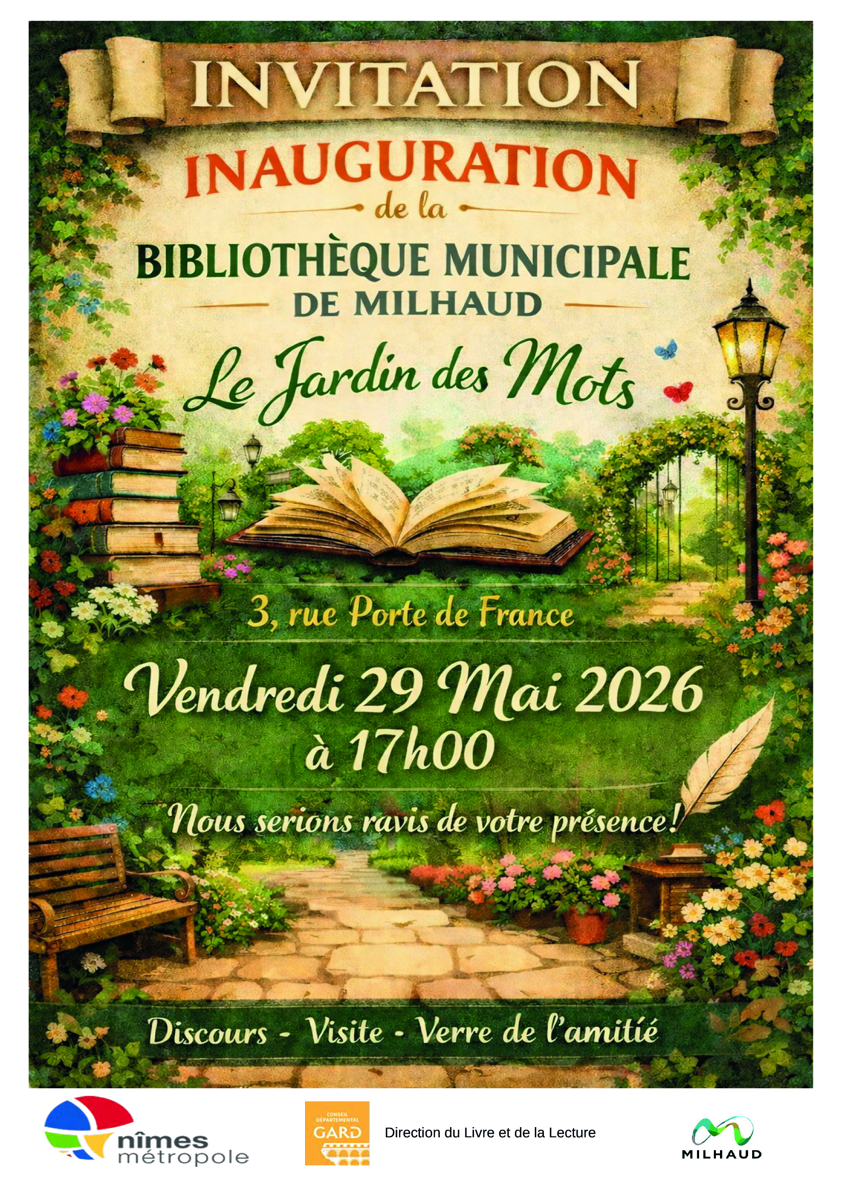 INVITATION BIBLIOTHEQUE