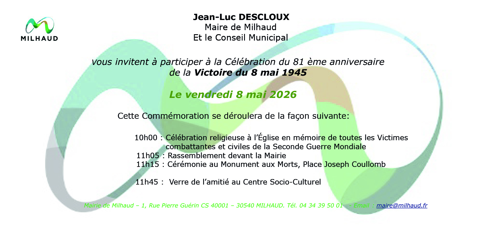 COMMEMORATION 08 MAI 2026