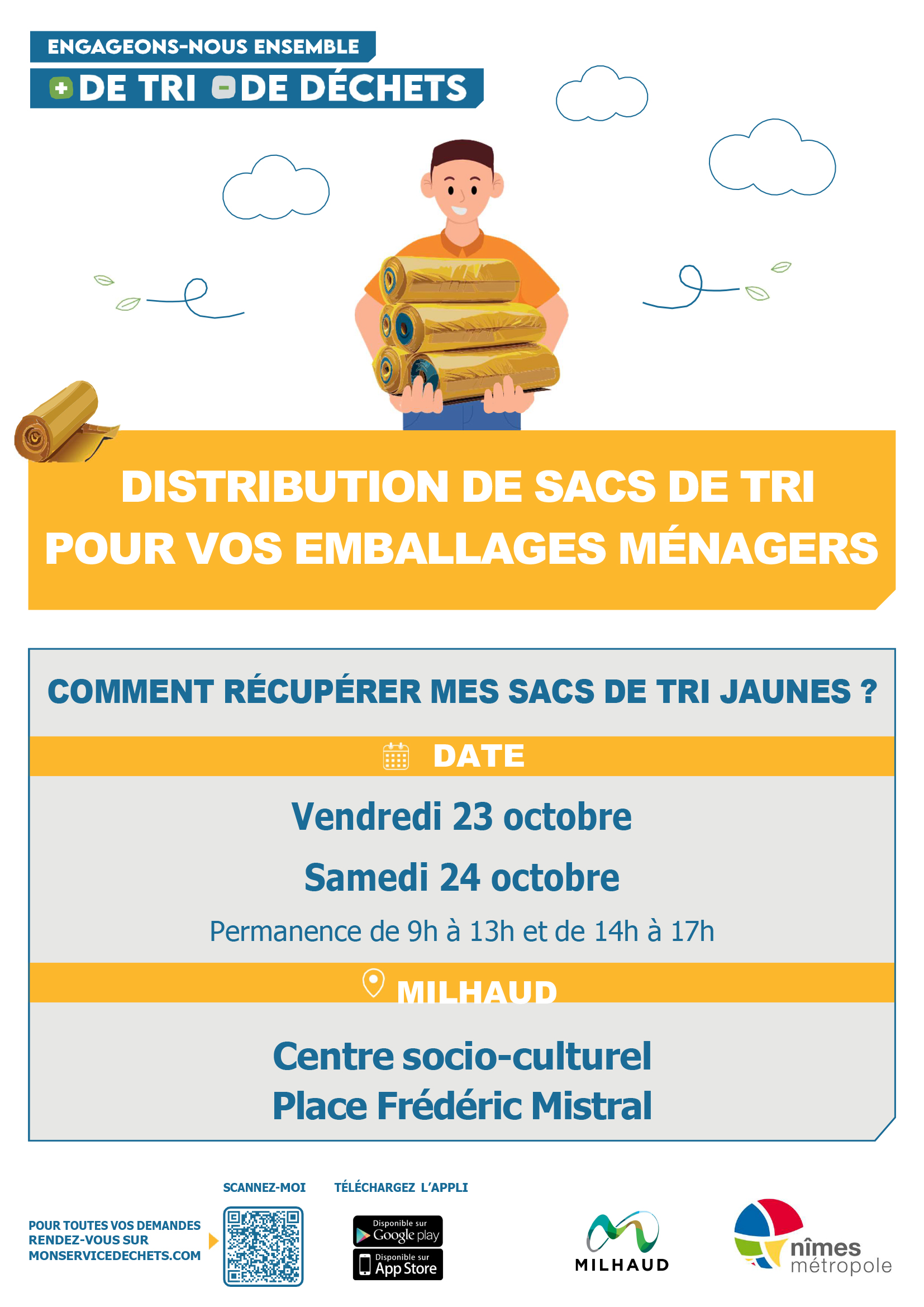 AFF DISTRIBUTION SACS JAUNES 23 24 OCT 2026