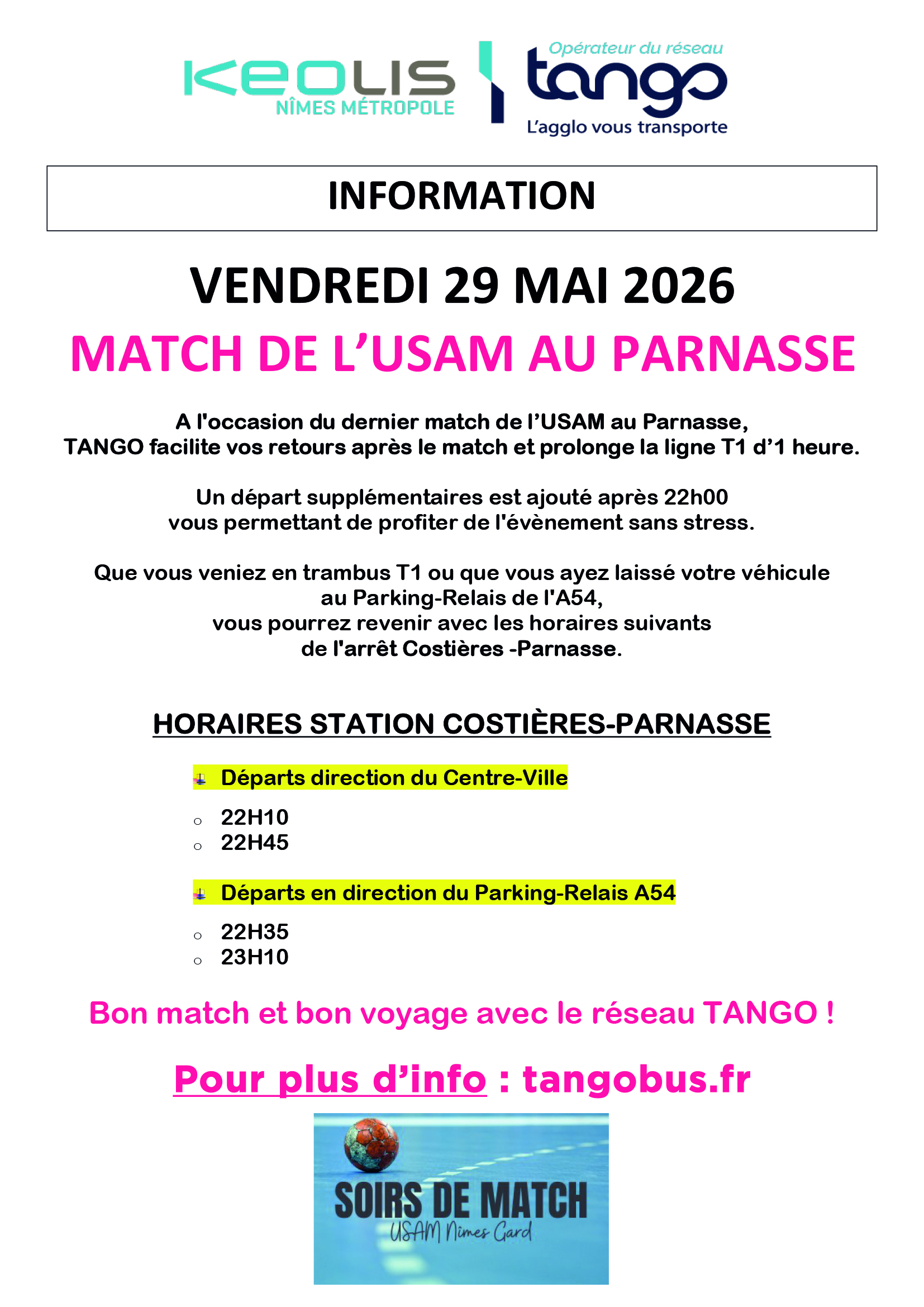 AFF TANGO NAVETTE USAM 29 05 2026